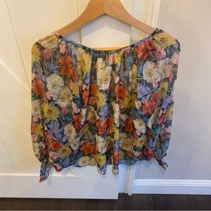 NWT Aakaa floral blouse